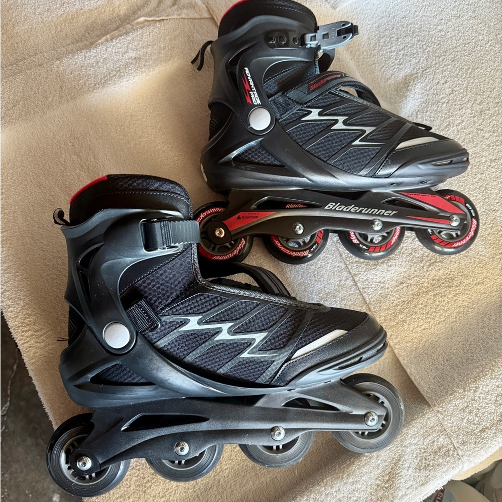 Bladerunner Black and Red Inline Skates Men’s Size 10